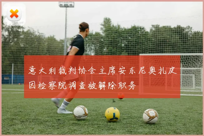 意大利裁判协会主席安东尼奥扎皮因检察院调查被解除职务